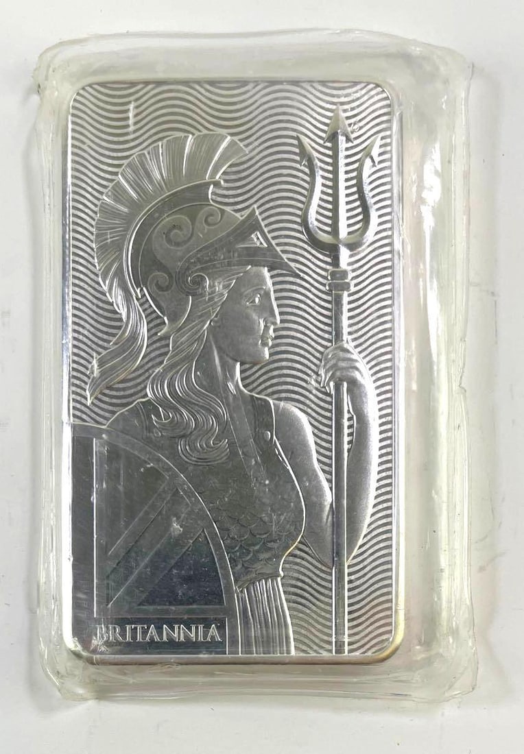 10 oz Britannia Silver Bar (1 of 2)