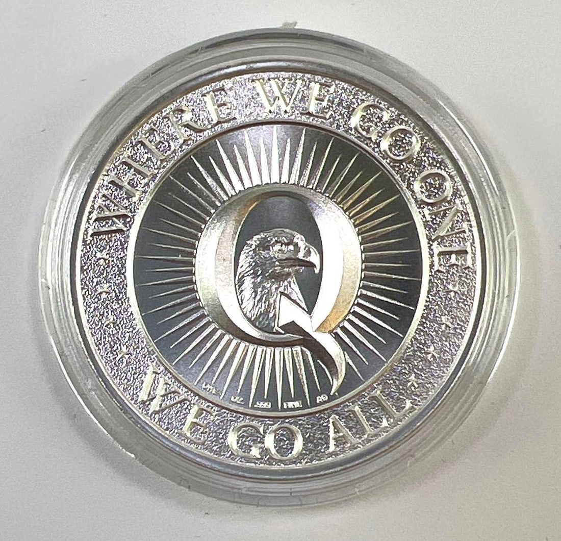 Q Where We Go One We Go All 1 oz .999 Fine Silver Round (1 of 2)