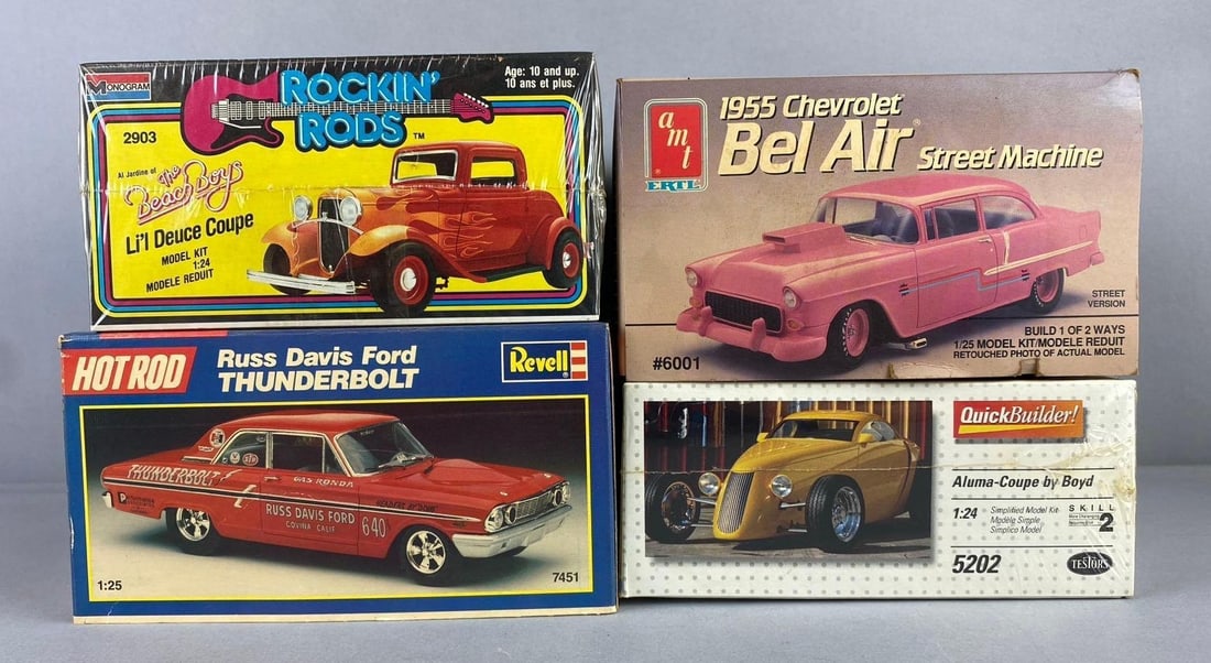 Group of 4 1:24 Model Kits and More (1 of 3)