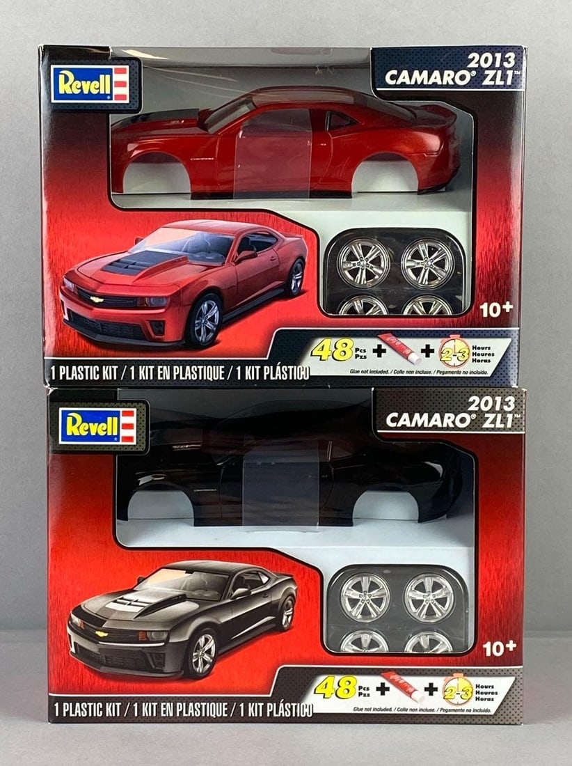 Group of 2 Revell 2013 Camaro ZL1 1:25 Model Kits (1 of 2)