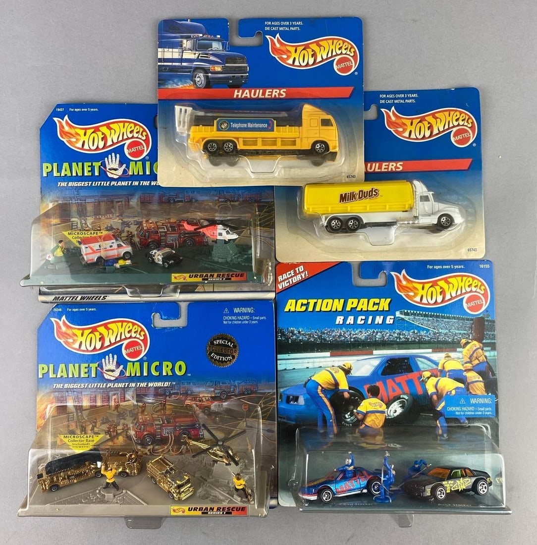 Group of Assorted Mattel HotWheels Planet Micro Die Cast Vehicles and More (1 of 3)