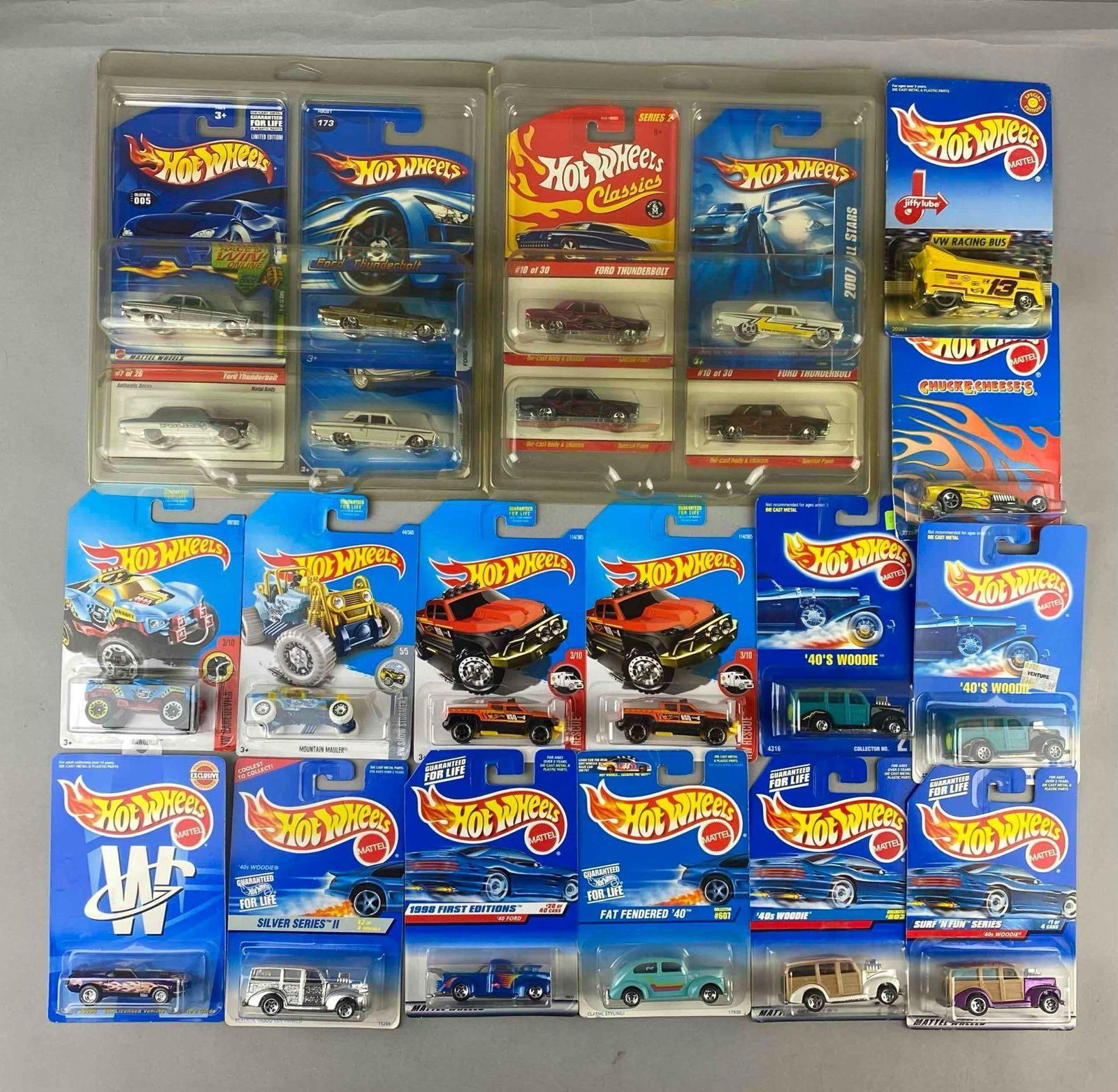 Group of Assorted Mattel HotWheels 1:64 Scale Die Cast Vehicles (1 of 3)