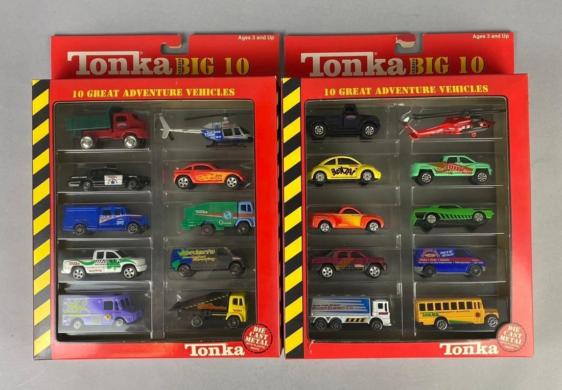 Group of Assorted Tonka Big 10 1:64 Scale Die Cast Vehicles (1 of 3)