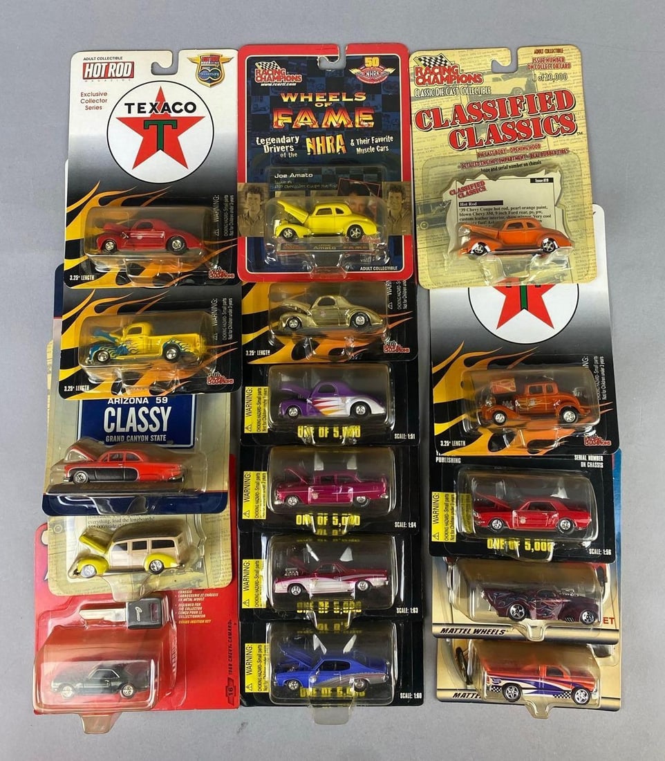 Group of Assorted Racing Champions 1:64 Scale Die Cast Vehicles and More (1 of 3)