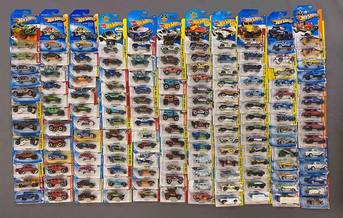 Group of 150+ Mattel Hot Wheels 1:64 Scale Die Cast Vehicles (1 of 4)