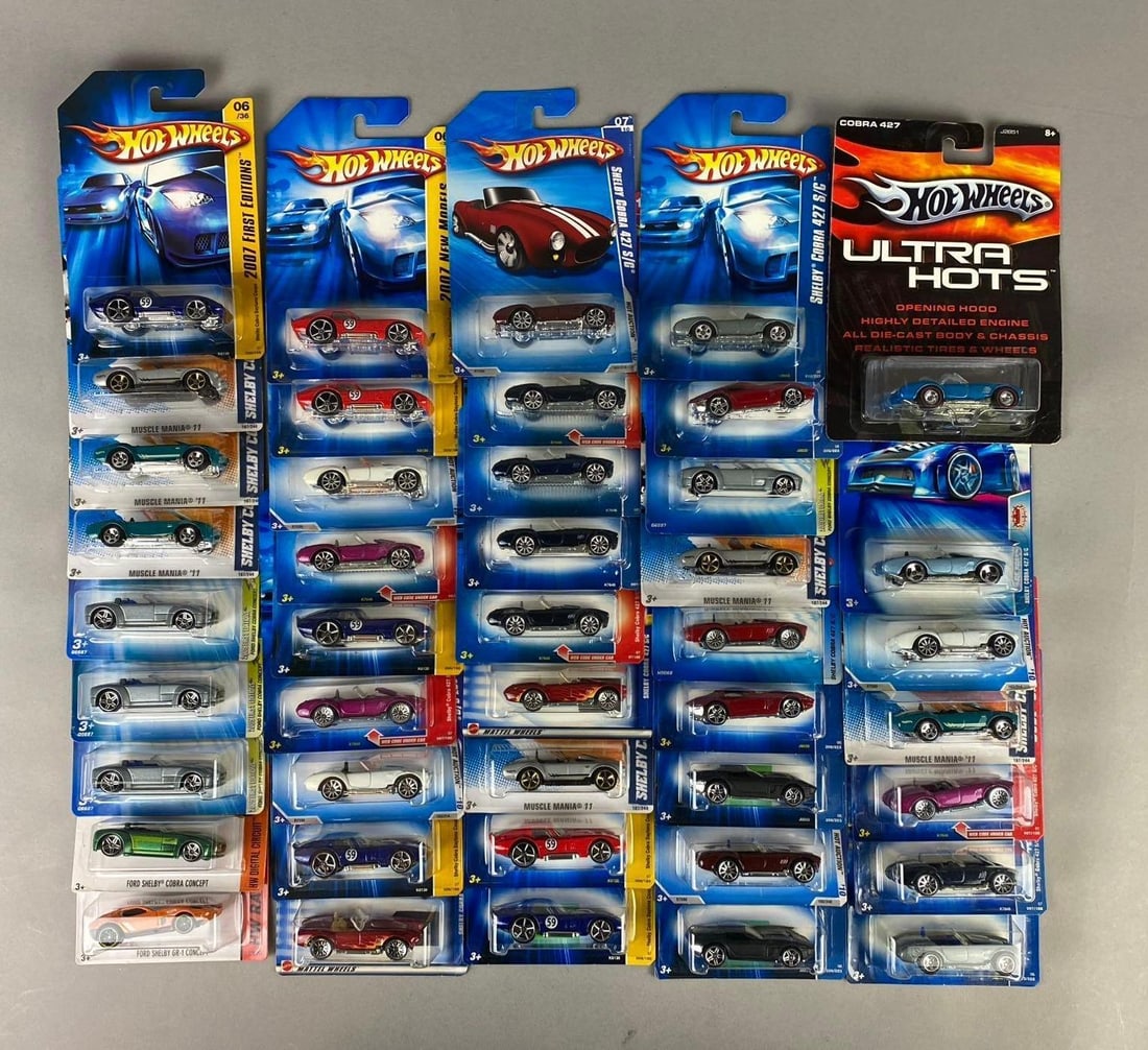 Group of Assorted Mattel HotWheels Ford 1:64 Scale Die Cast Vehicles: Like new in original packaging.