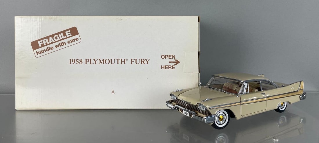 Danbury Mint 1958 Plymouth Fury Hardtop Die-Cast Car (1 of 5)