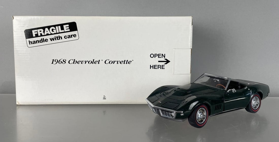 Danbury Mint 1968 Chevy Corvette Convertible Die-Cast Car (1 of 5)