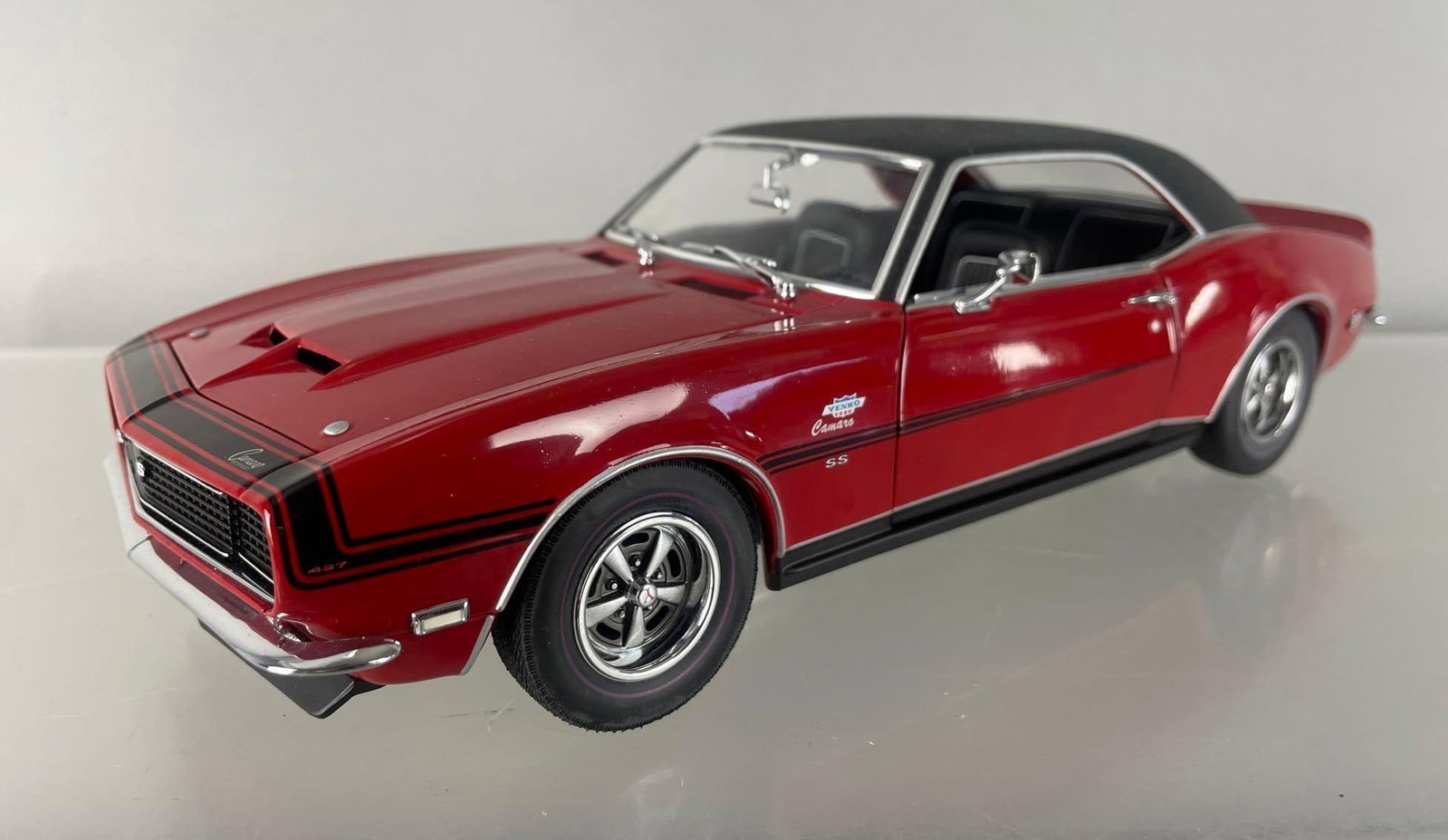 Lane Automotive 1968 Chevy Camaro Yenko Die-Cast Car: 1:18 scale, red / black