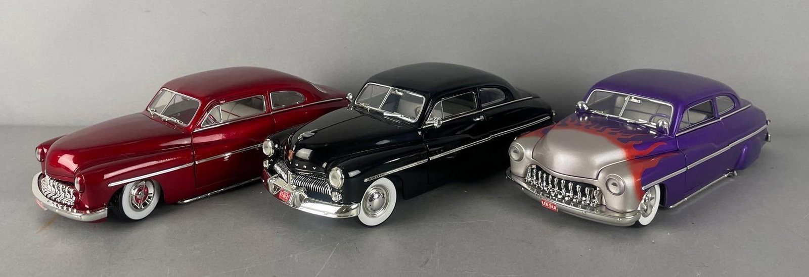 Group of Ertl 1949 Merc Die-Cast Cars: 1/18 scale