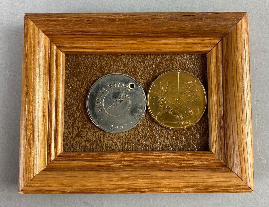 Group of 2 1954 General Motors Motorama Medallion (1 of 2)