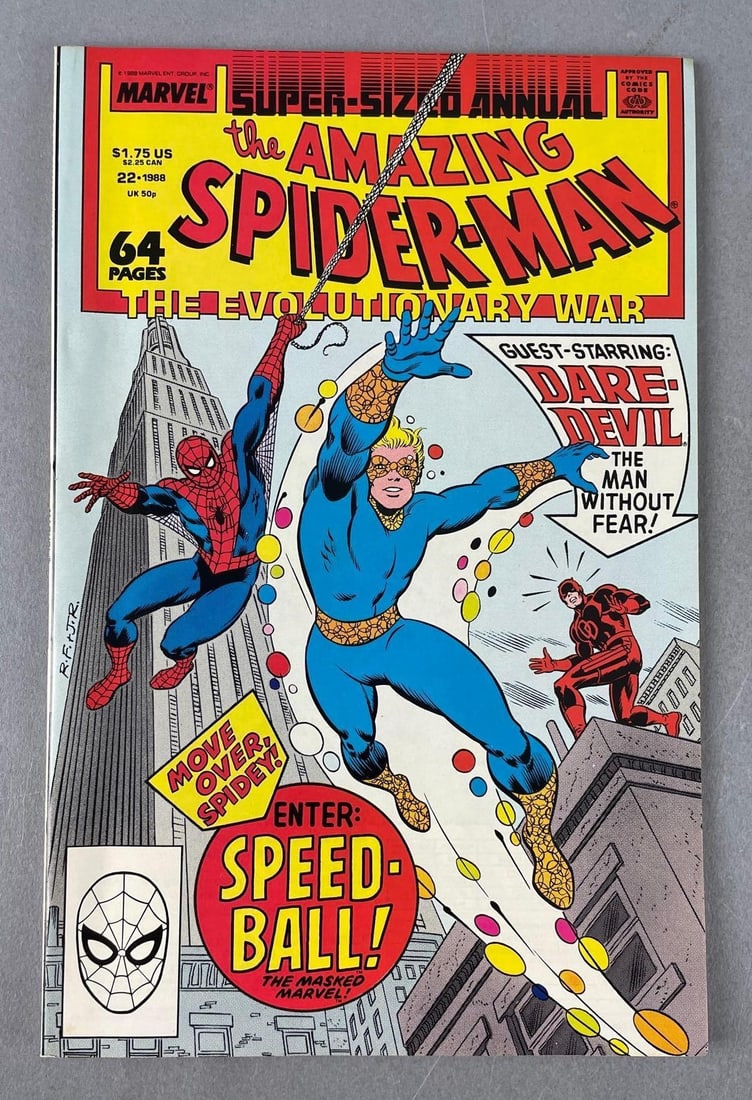 1988 Marvel The Amazing Spider-Man Annual No. 22 Comic Book (1 of 7)