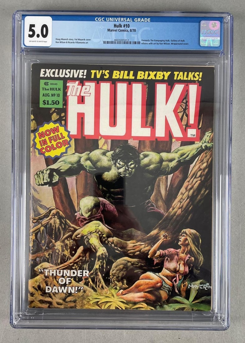 Marvel Comics Hulk No. 10 CGC 5.0 (1 of 3)