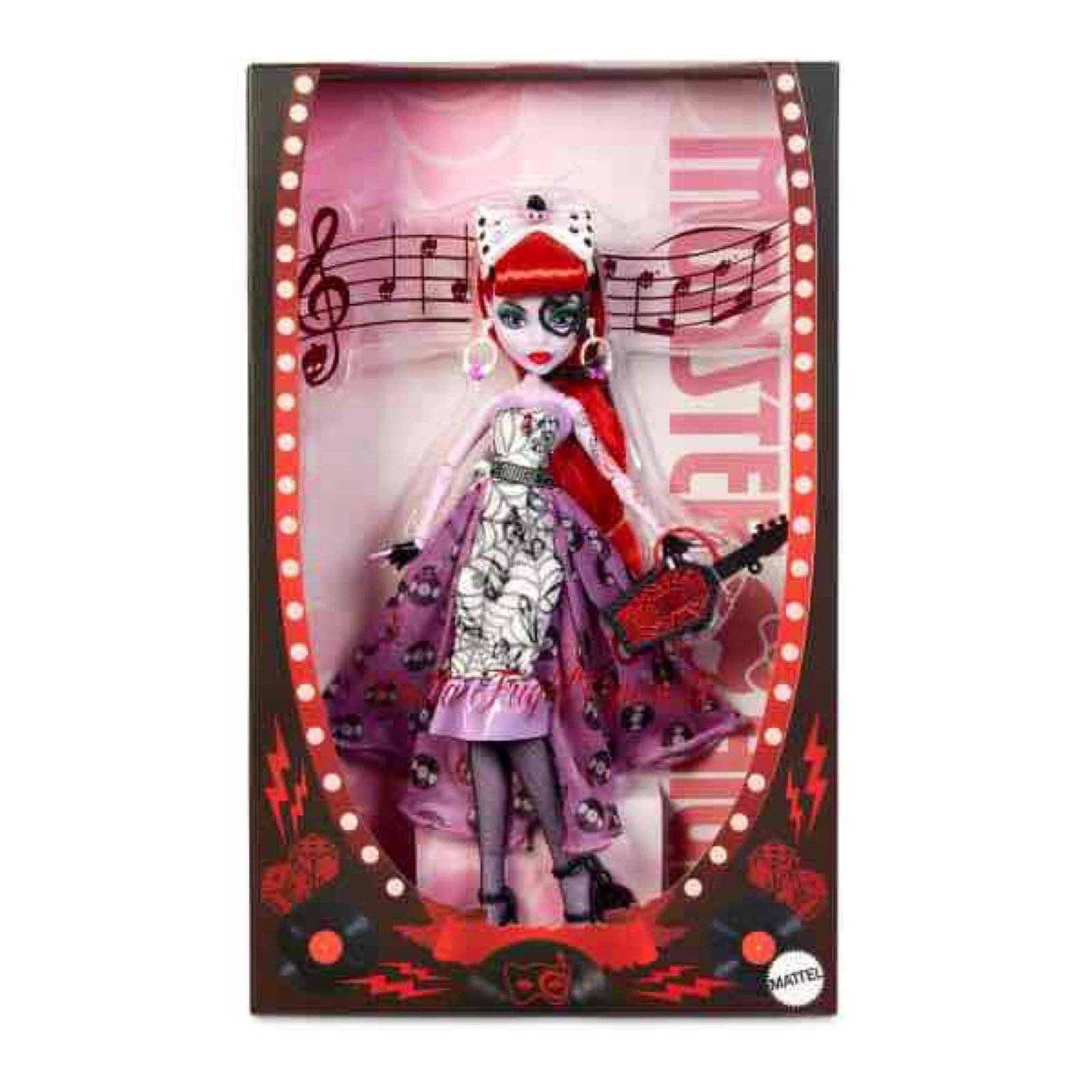 Mattel Barbie Monster High Outta Fright Operetta Fashion Doll: Sealed in original shipping box, box measures 4 1/2? H x 8 1/2? W x 14? D