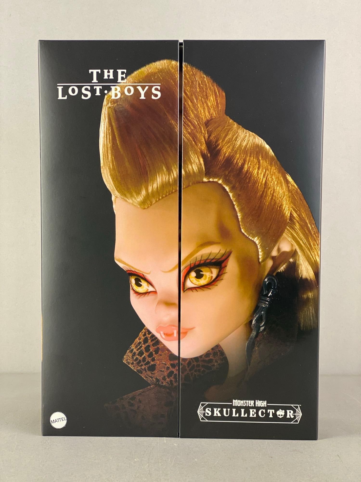 2025 Mattel Monster High Skullector The Lost Boys David Fashion Doll: Like new in original box and shipping box, doll measures 10 1/2? H