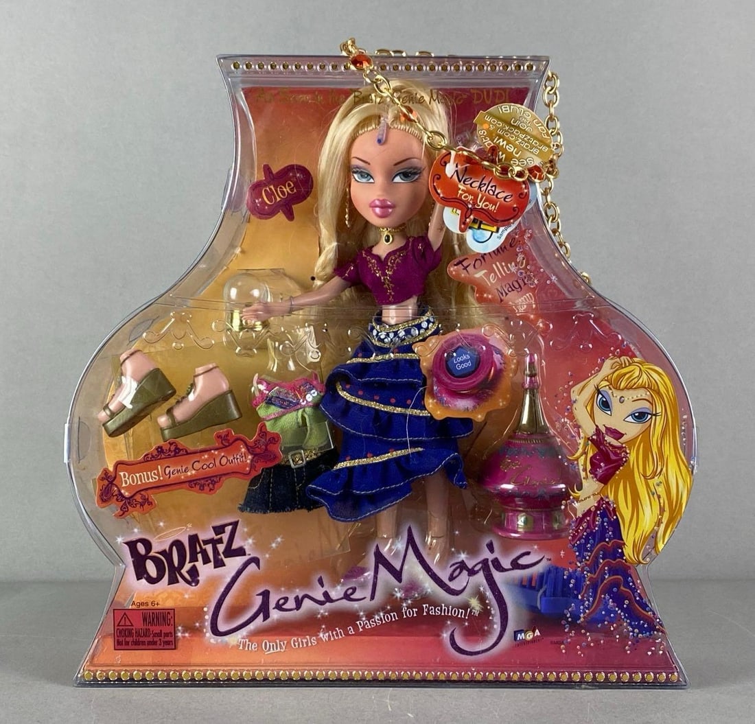 MGA Bratz Genie Magic Cloe Fashion Doll: Sealed, doll measures 9 1/2? H