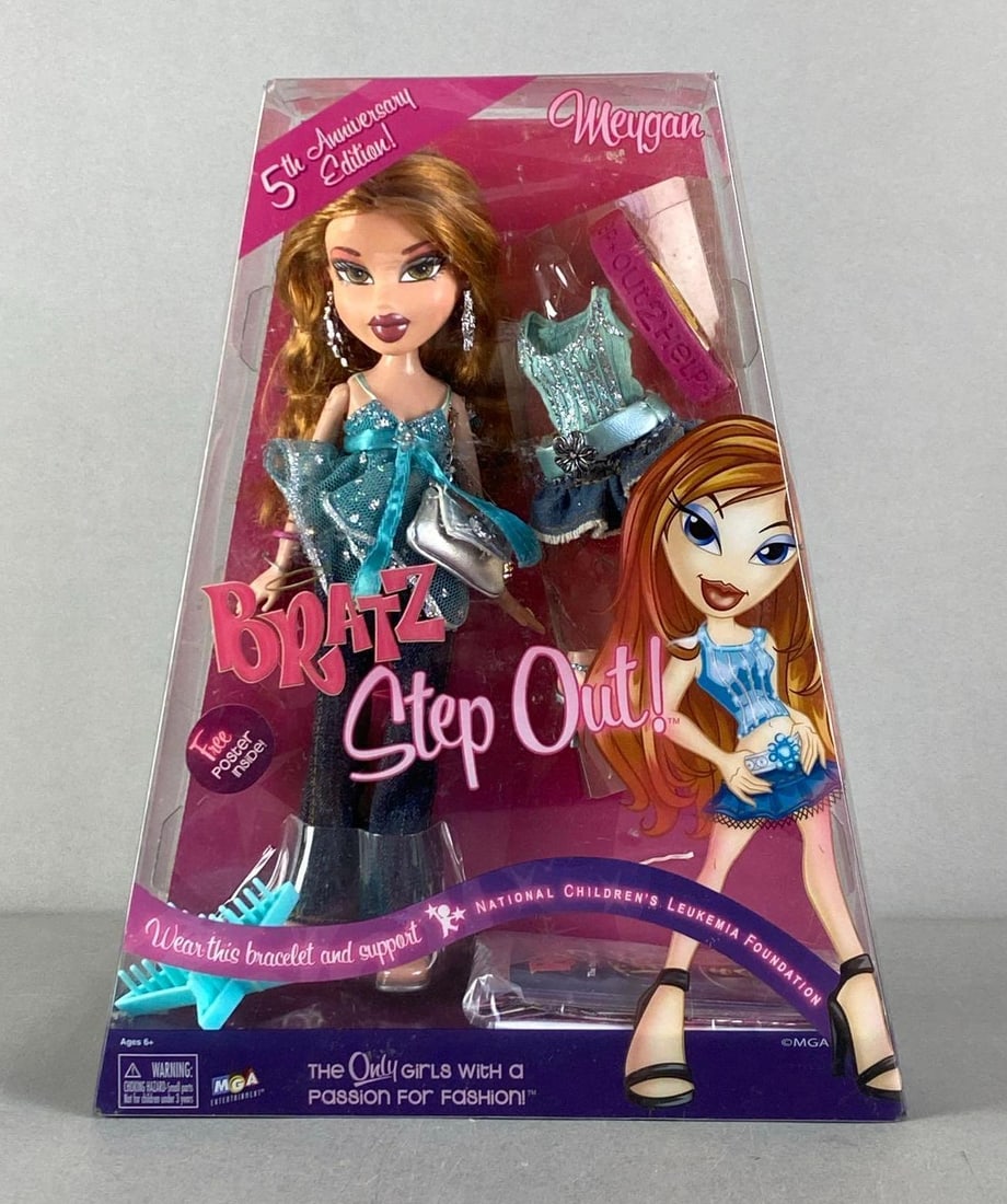 MGA Bratz Step Out! Meygan Fashion Doll: Sealed, doll measures 9 1/2? H