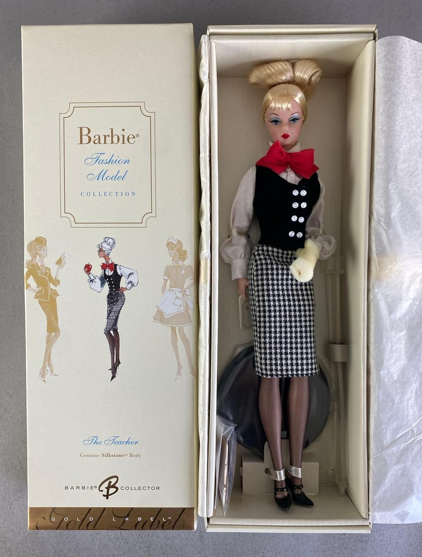 2005 Mattel Barbie Silkstone Gold Label The Teacher Fashion Doll: Fashion model collection, Like new in original box, doll measures 11 1/2? H