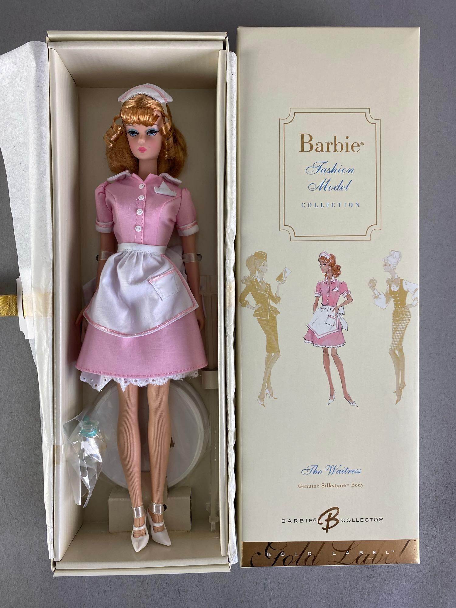 2005 Mattel Barbie Silkstone Gold Label The Waitress Fashion Doll (1 of 3)