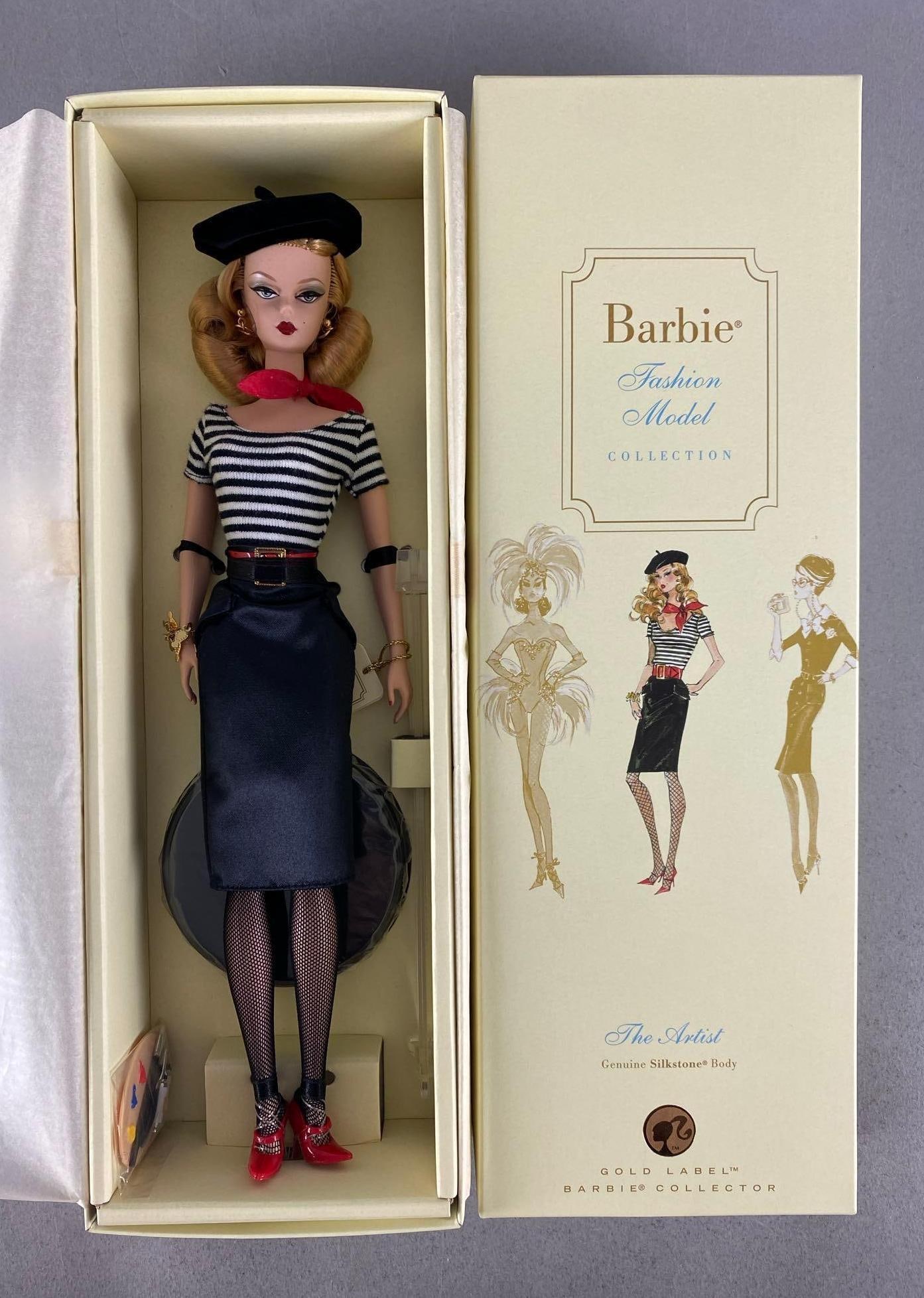 2008 Mattel Barbie LE Silkstone Gold Label The Artist Fashion Doll (1 of 3)