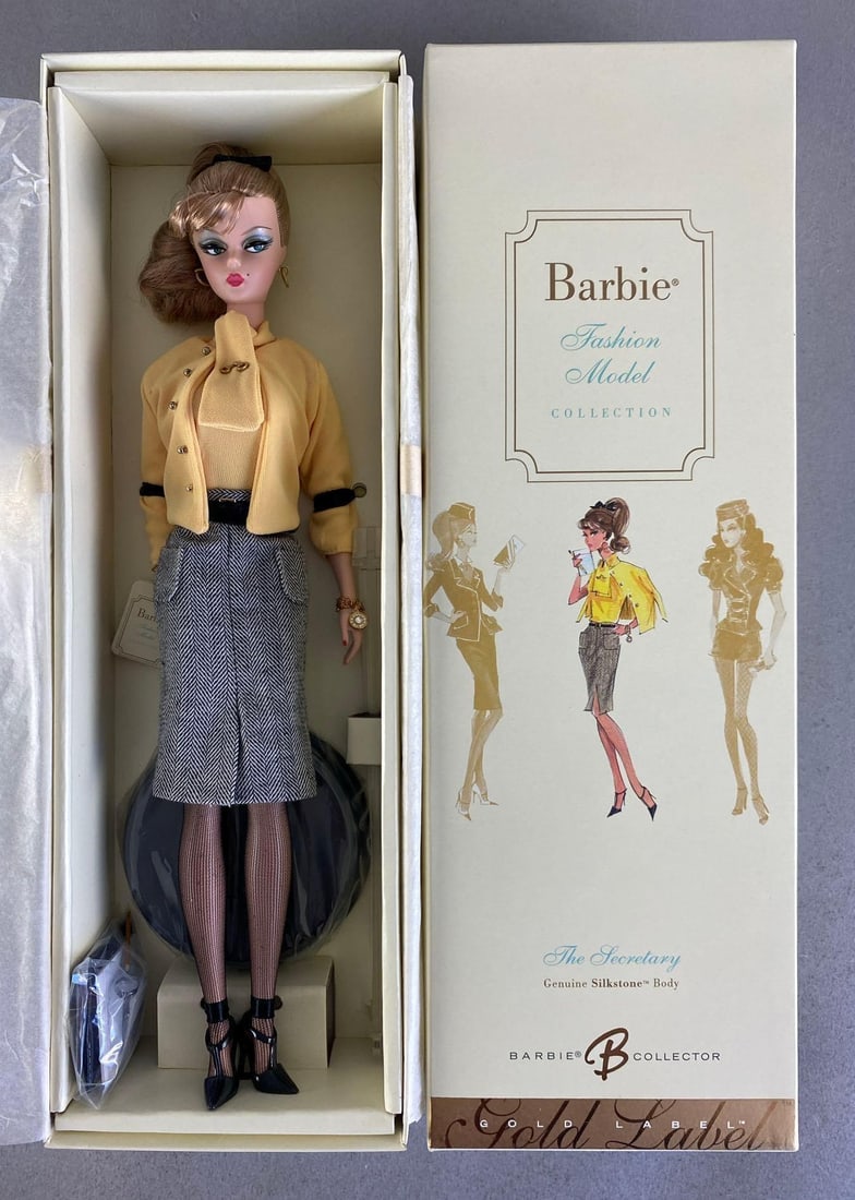 2007 Mattel Barbie Silkstone Gold Label The Secretary Fashion Doll (1 of 3)