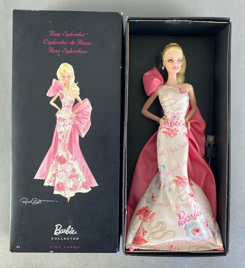 2010 Mattel Barbie Pink Label AVON Rose Splendor Fashion Doll (1 of 3)