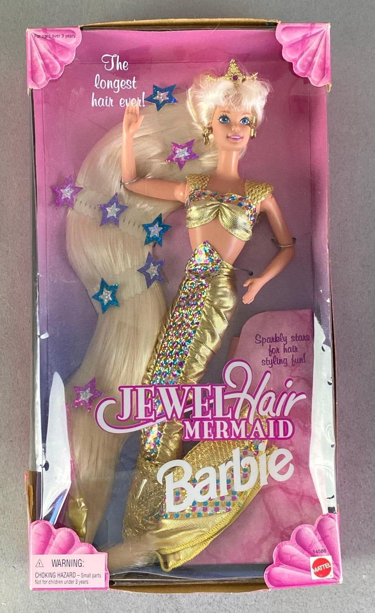 1995 Mattel Barbie Jeweled Hair Mermaid Fashion Doll (1 of 3)