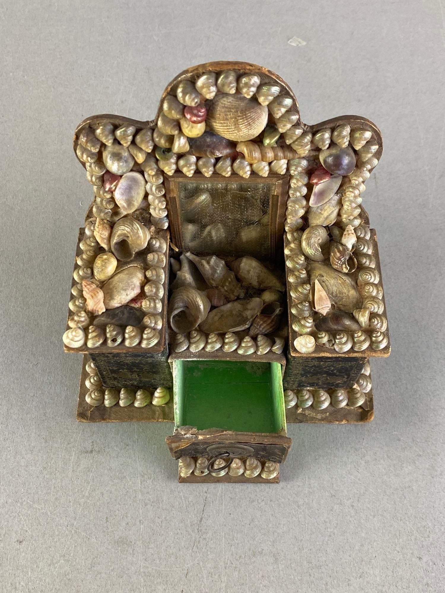 Vintage Seashell Memory Trinket Box - 3