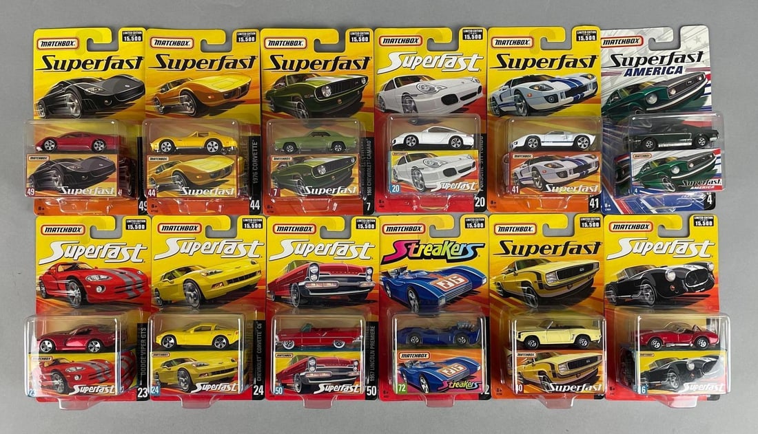 Group of LE Matchbox Superfast Die-Cast Vehicles (1 of 3)