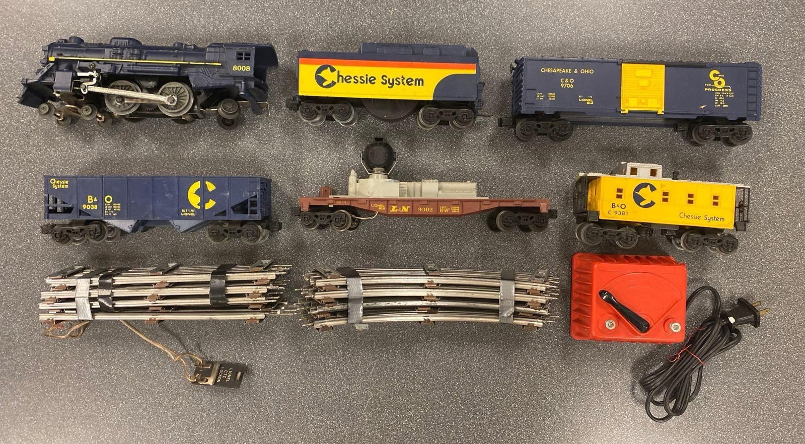Group of Lionel O Scale Chessie System Steam Locomotive and More (1 of 3)