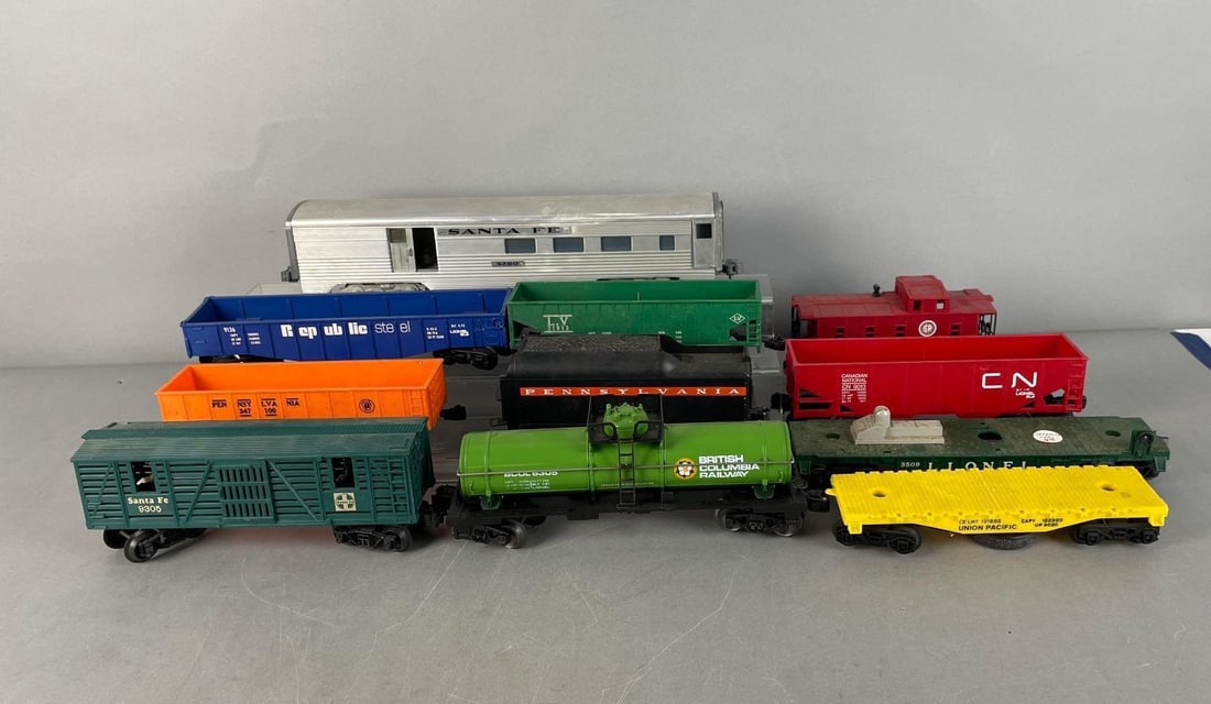 Group of O Scale Train Cars (1 of 2)