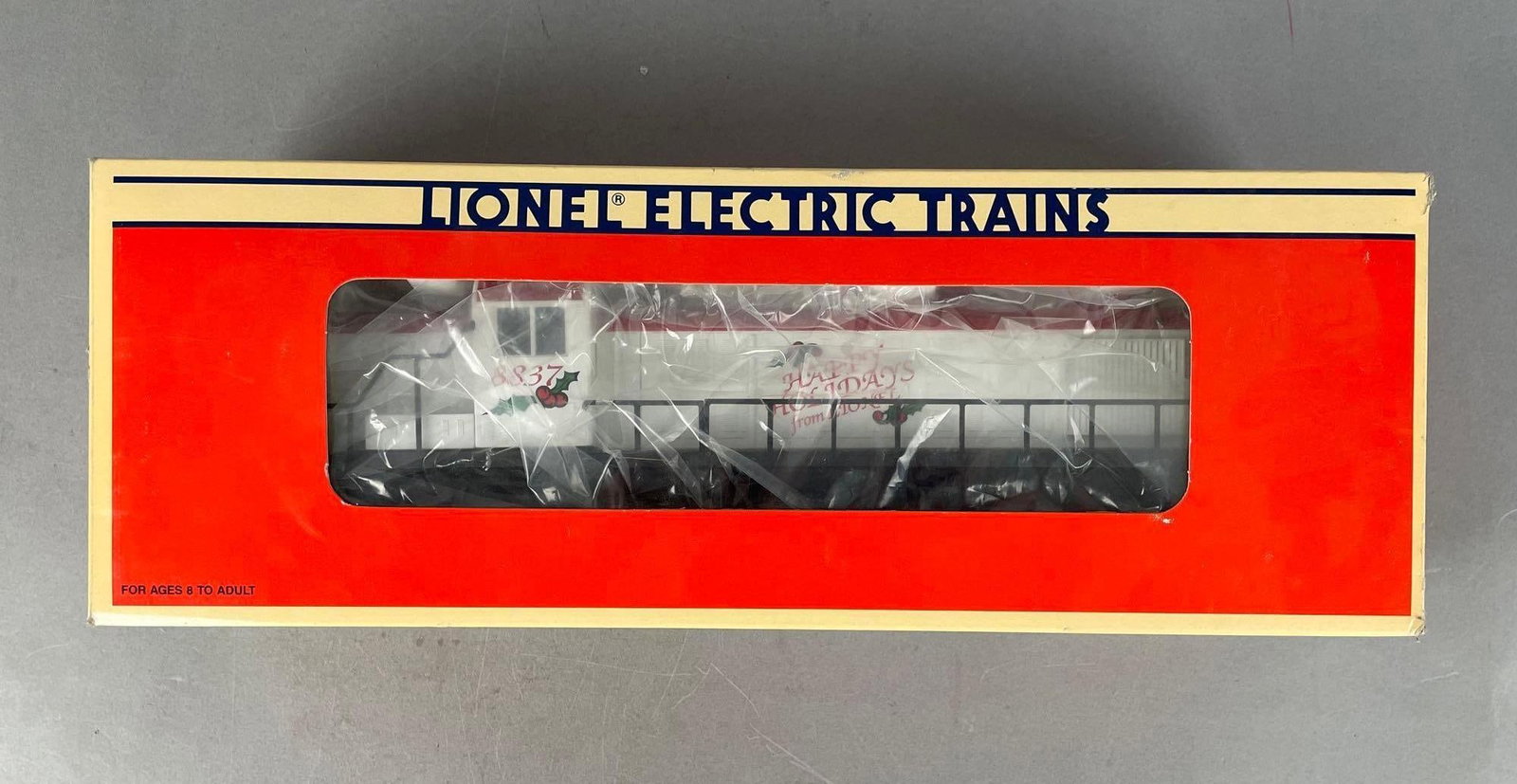 Lionel O Scale Christmas R8-3 Diesel Engine: No. 8837, original packaging