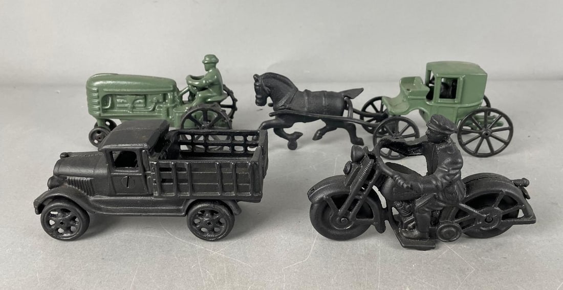 Group of Cast Iron Vehicles (1 of 4)