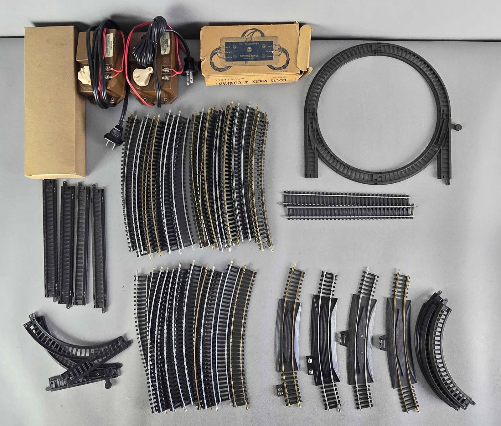 Group of HO Scale Model Train Tracks and More (1 of 3)
