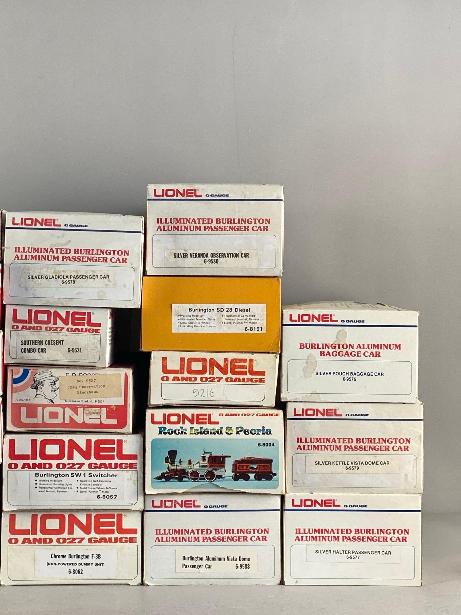 Group of EMPTY HO Scale Train Boxes - 3