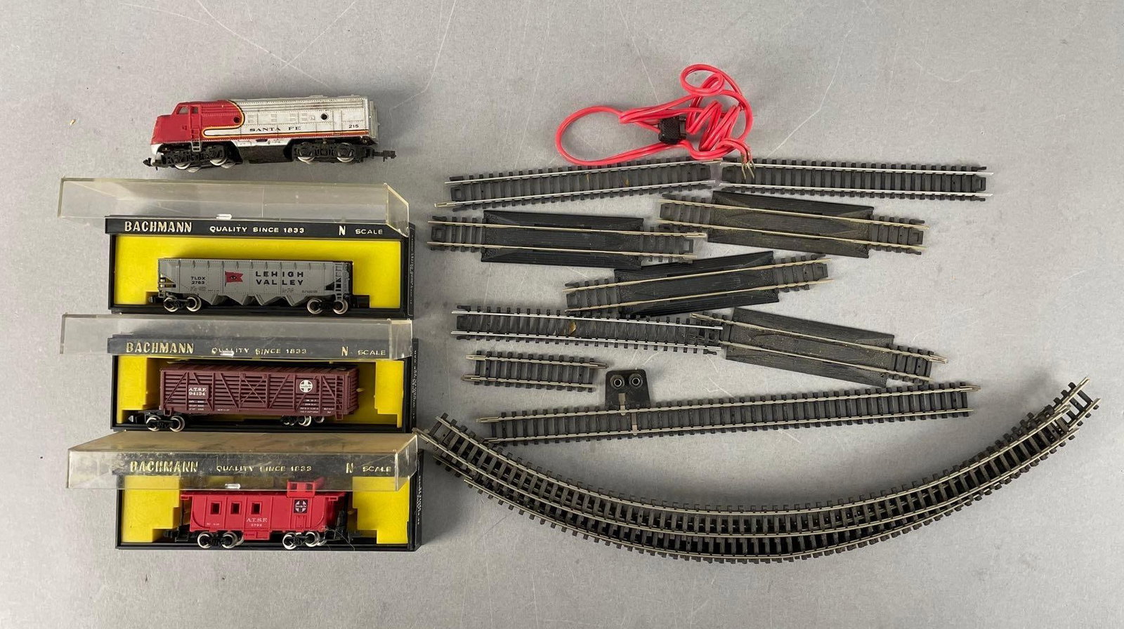 Group of Bachmann N Scale Trains and Tracks (1 of 2)