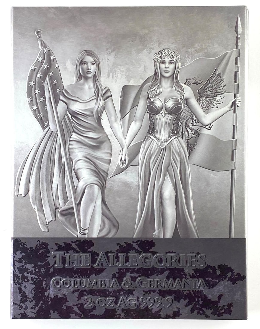 2019 Germania Mint 2 oz 999.9 Fine Silver The Allegories Round (1 of 5)