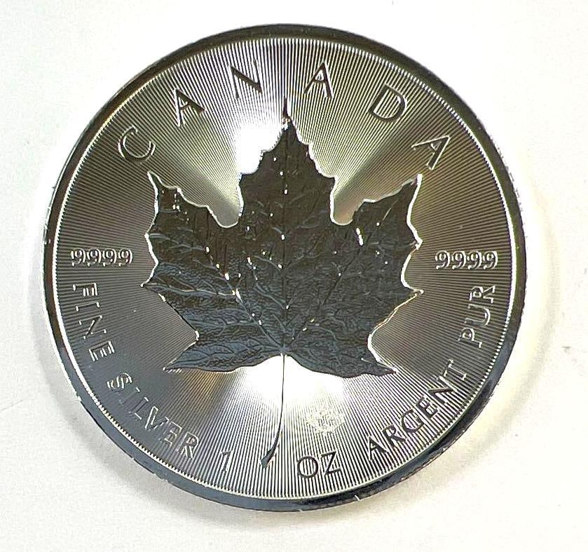 2024 Canada Maple Leaf Privy 1 oz .9999 Fine Silver $5 Coin (1 of 2)