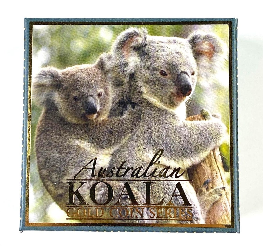 2012 Australian Koala 1/10 Oz .9999 Fine Gold Queen Elizabeth Round (1 of 4)