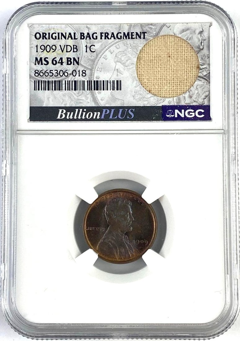 1909 VDB 1C Lincoln Penny NGC MS64 BN (1 of 2)