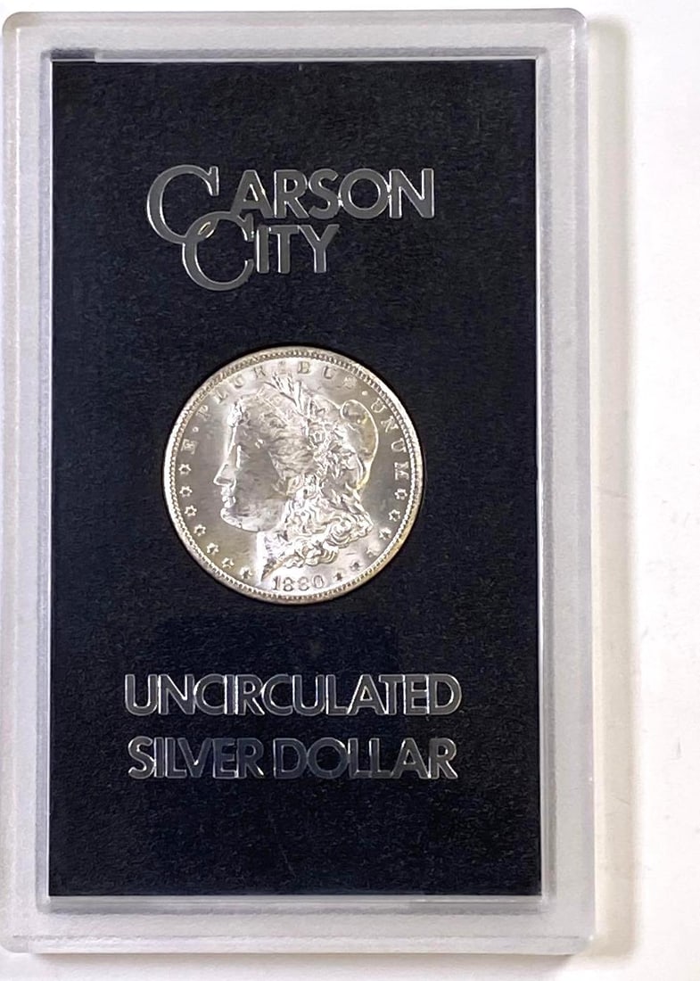 GSA 1880 CC US Morgan Silver Dollar Uncirculated (1 of 2)