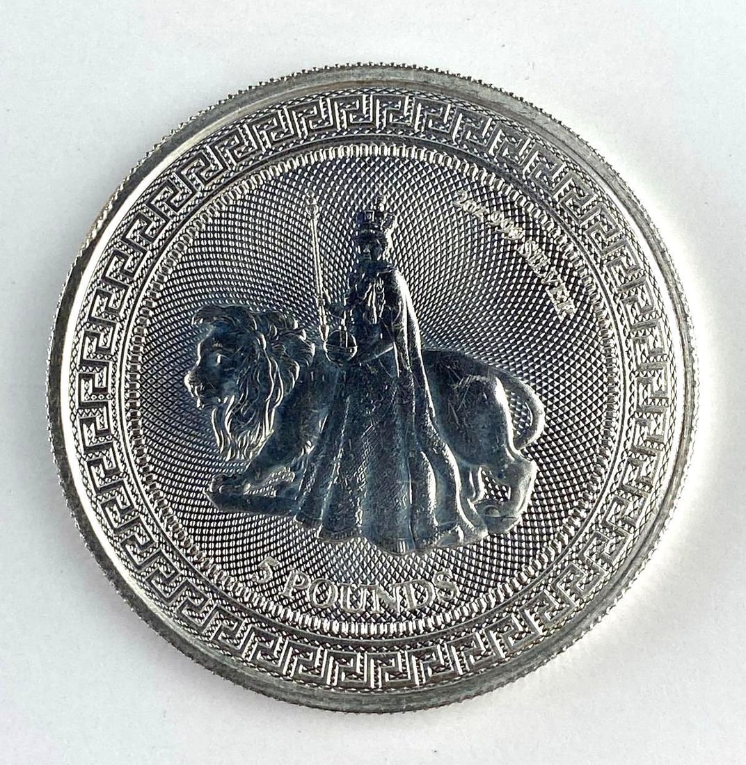 2023 Tristan Da Cunha 2 Oz .999 Silver King Charles Round (1 of 2)