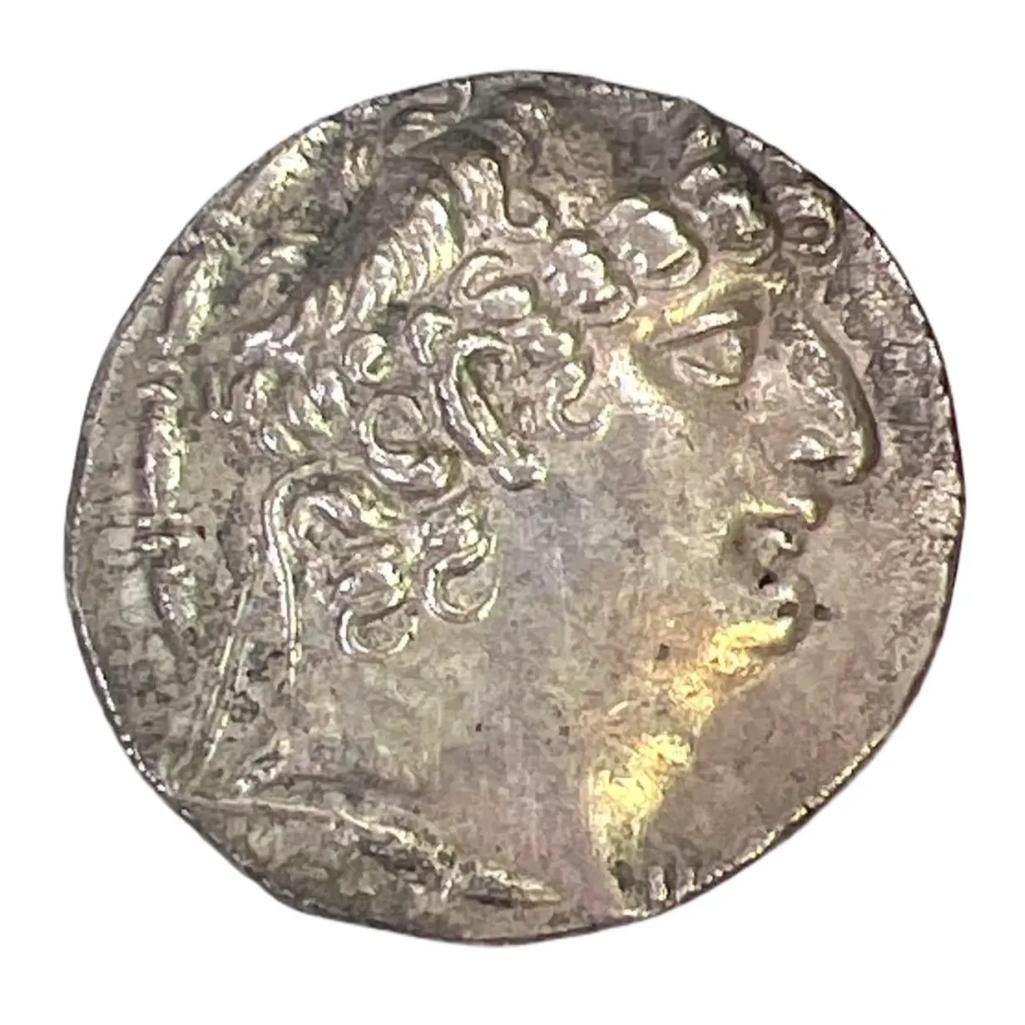 Ancient Coin Greek-Syria Seleucdian Empire Philip Philadelphos Silver Tetradrachm (1 of 2)