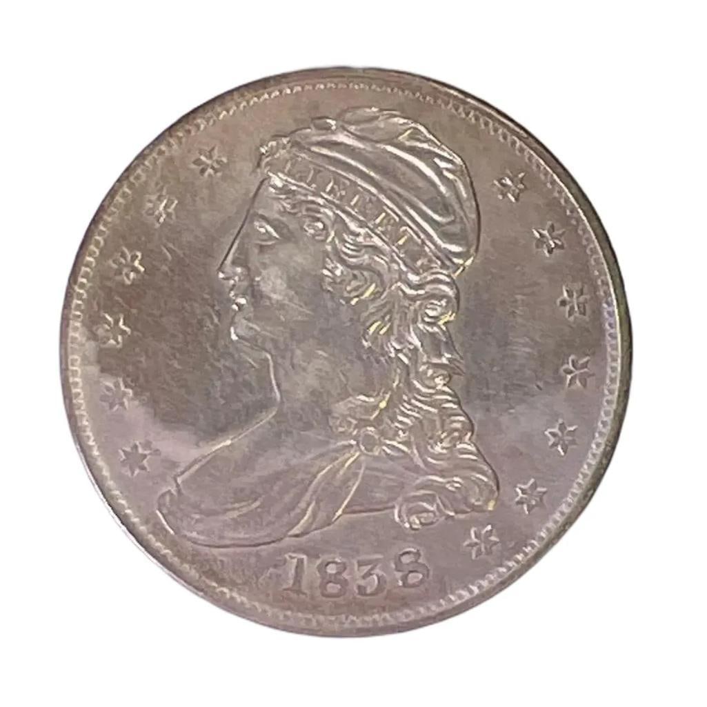 1838 Capped Bust Half Dollar: UNC