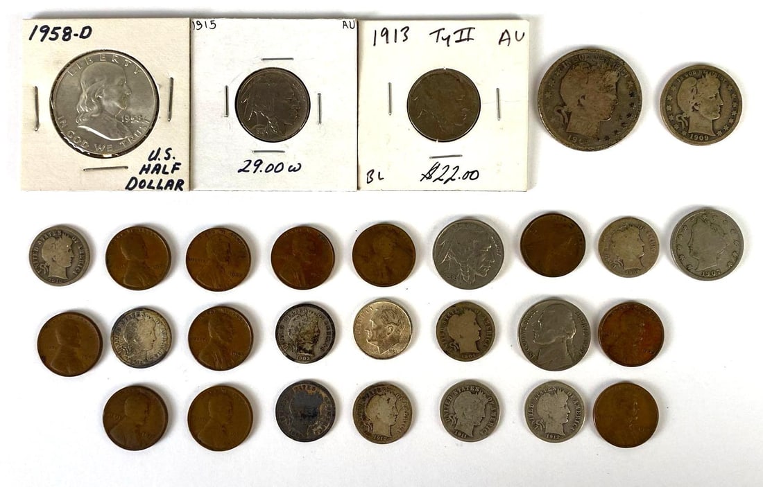Group of 29 US Coins (1 of 3)