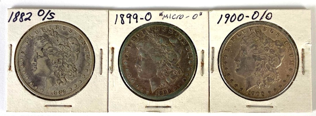 Group of (3) US Morgan Silver Dollars (1 of 2)