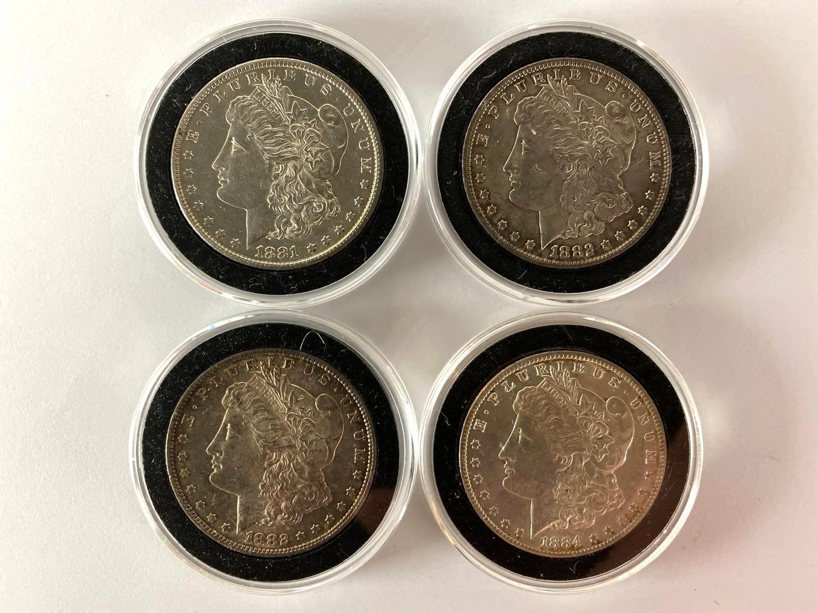Group of (4) US Morgan Silver Dollars (1 of 2)