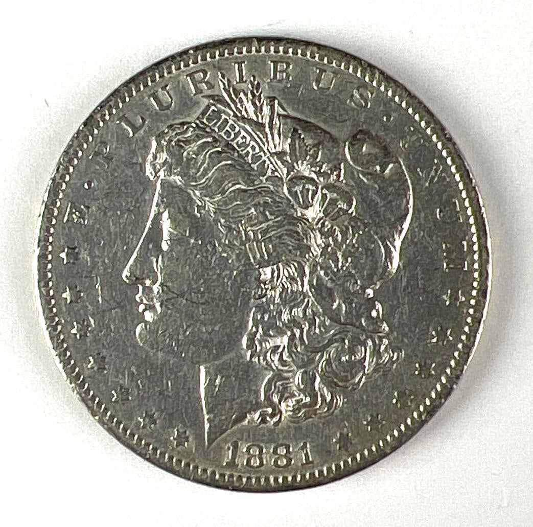 1881 S Morgan Silver Dollar (1 of 2)