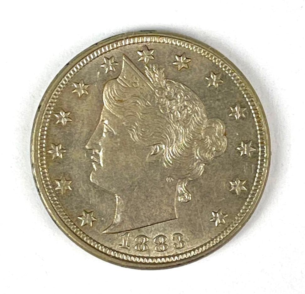 1883 US Liberty Head V Nickel (1 of 2)