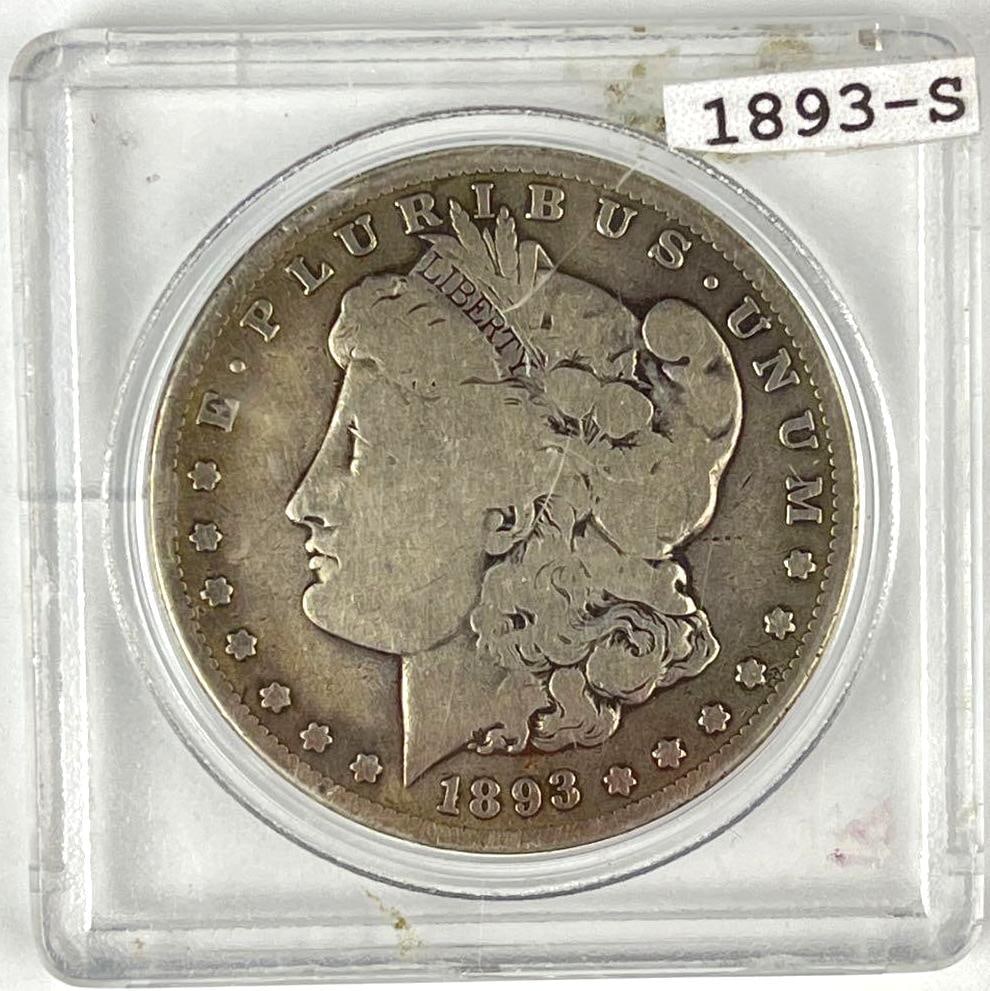 1893 S US Morgan Silver Dollar: 1893 S US Morgan Silver Dollar